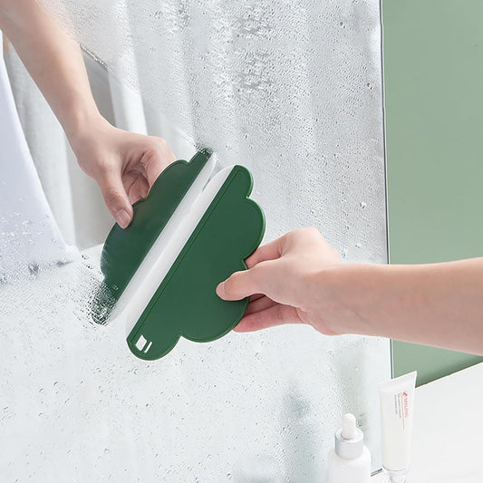 2PCS Multi Purpose Silicon Squeegee, Small Squeegees Mini Silicone Squeegee for Kitchen Countertops and Sink (White)