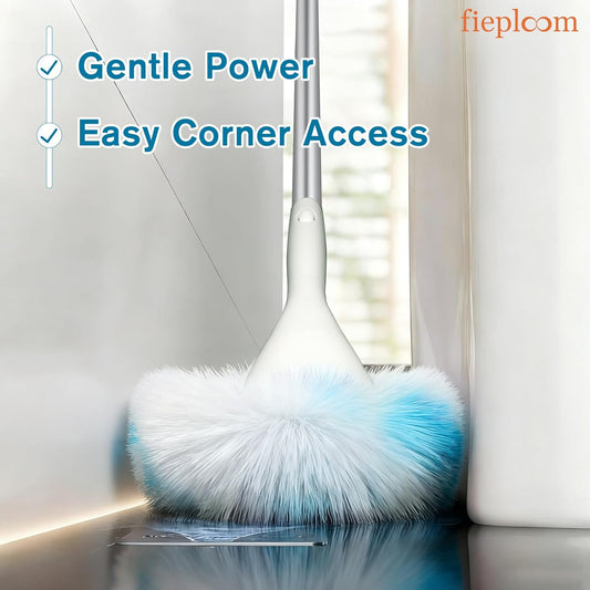 Tub Tile Scrubber Brush with 48" Long Handle, 2026 Version 1 Pc Non-Scratch Soft Tub Mop, All-in-One Adjustable Bathroom Brush for Bathtub, Shower, Sink, Faucet, and Wall Tile(1)