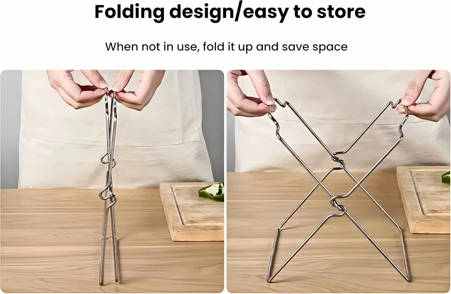 Small Trash Bag Holder Foldable Portable Trash Bag Holder Stand Small Garbage Bag Rack for Kitchen Shelf Food Storage and Plastic Bag Organizer 5.82 oz 2Piece Set