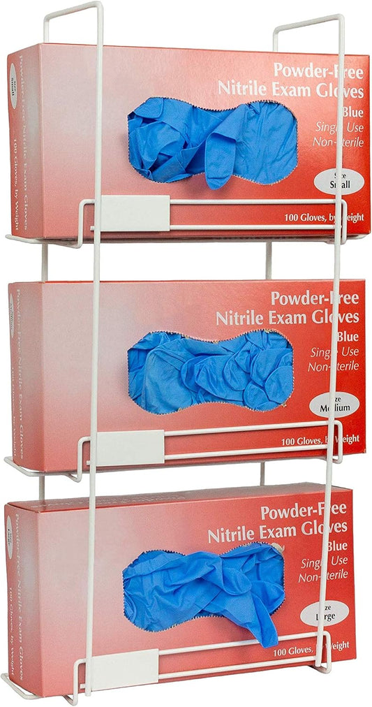 Glove Dispenser Wire Wall Mount, Horizontal, Mounting Hardware Included