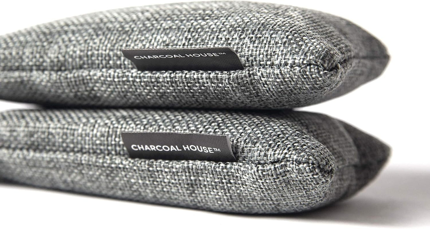 Charcoal House Premium Charcoal Bags (8 Ounce Pouch) for Odor Elimination and Fresh Air - Ideal for Home, Closets, Fridge, Car - Odor Absorber, Deodorizer, Air Purifier Bags