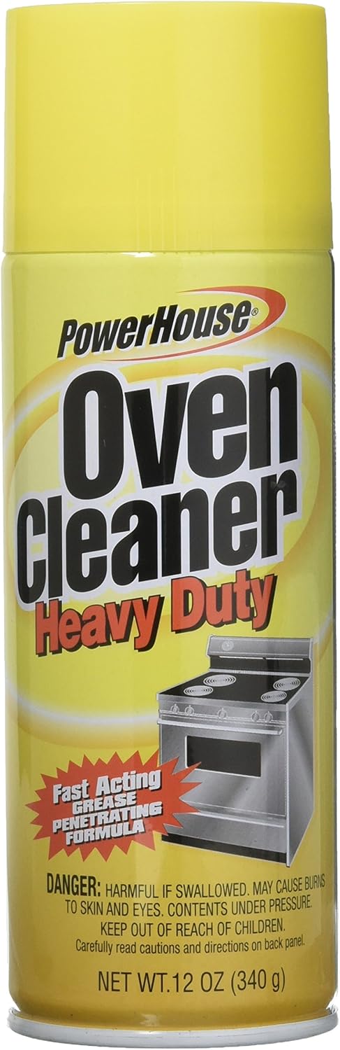 Powerhouse Oven Cleaner, Heavy Duty Fast-Acting Grease-penetrating Formula, 13 Oz