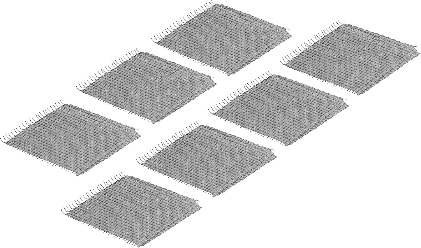 M-D Building Products 14173 3 in. x 3 in. Fiberglass Charcoal Self-Adhesive Screen Repair Patches 5pc