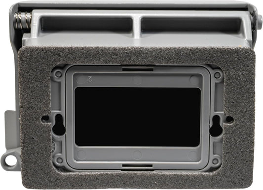 Southwire Metal Weatherproof Electrical Outlet Cover, Vertical 1-Gang, Extra Duty, 9-in-1 Gray