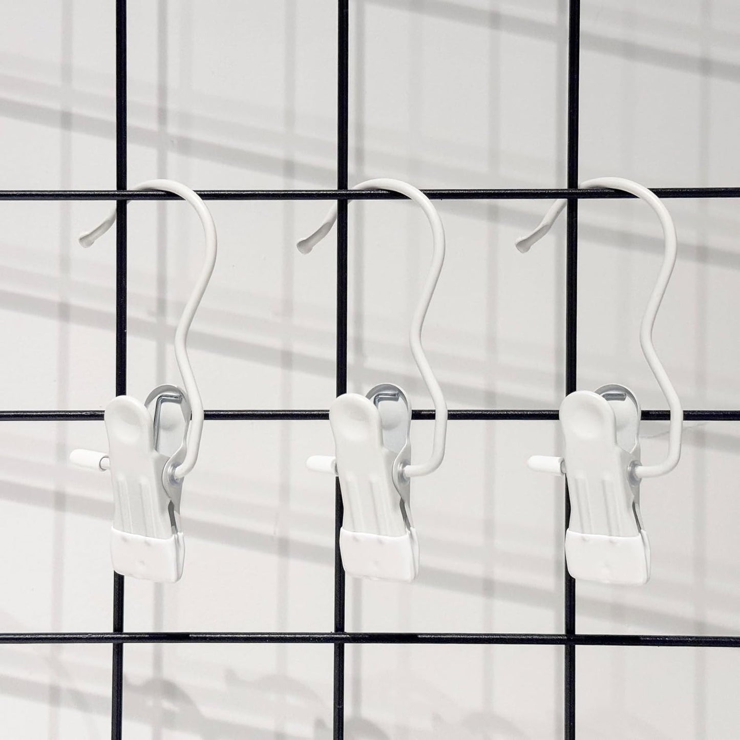 Hangers Clips,Stainless Hooks for Closet Hooks,Heavy Duty Clothespins Laundry Hanging Hooks,Travel Portable Clothes,Boot Tall Towel Hats Socks Pants and Bras (10, Matte Black)