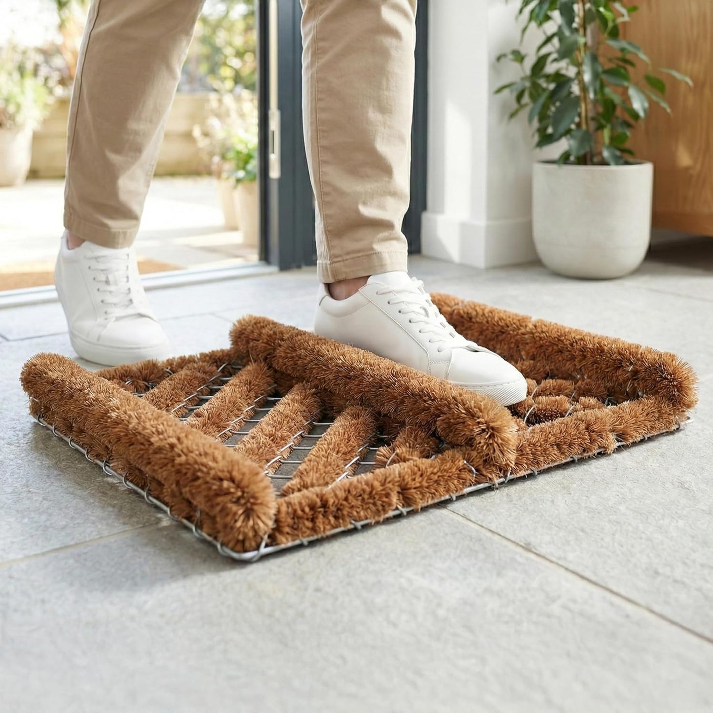 Calloway Mills Boot Scraper Doormat - 12 x 13 inch