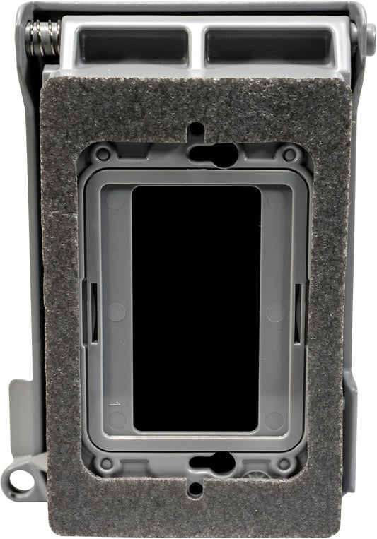 Southwire Metal Weatherproof Electrical Outlet Cover, Vertical 1-Gang, Extra Duty, 9-in-1 Bronze