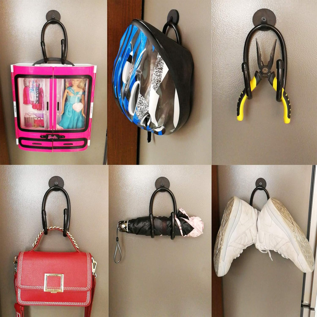 Magnetic Rack Magnetic Hanger Magnetic Hook - Adjustable Flexible Hook - Hard Hat Holder Hard Hat Rack Hardhat Accessory for Refrigerator,Kitchen Sink,Stove,Dishwasher,Iron Door,Metal Kitchen cabinets
