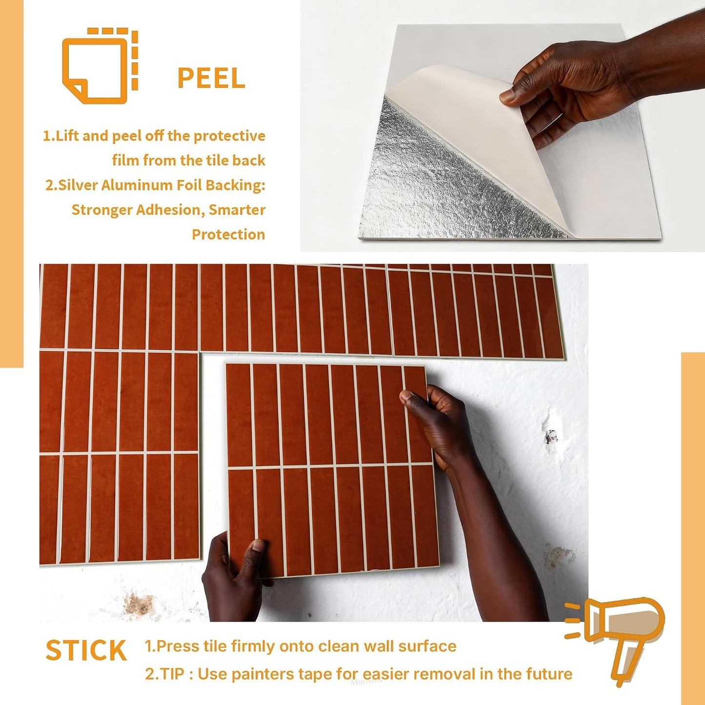 Peel and Stick Backsplash Tiles for Kitchen Bathroom - 10 Sheets 11.61" x 11.61" 3D Self Adhesive Wall Tiles Waterproof Hard PVC Ceramic Tile Easy DIY Installation Green