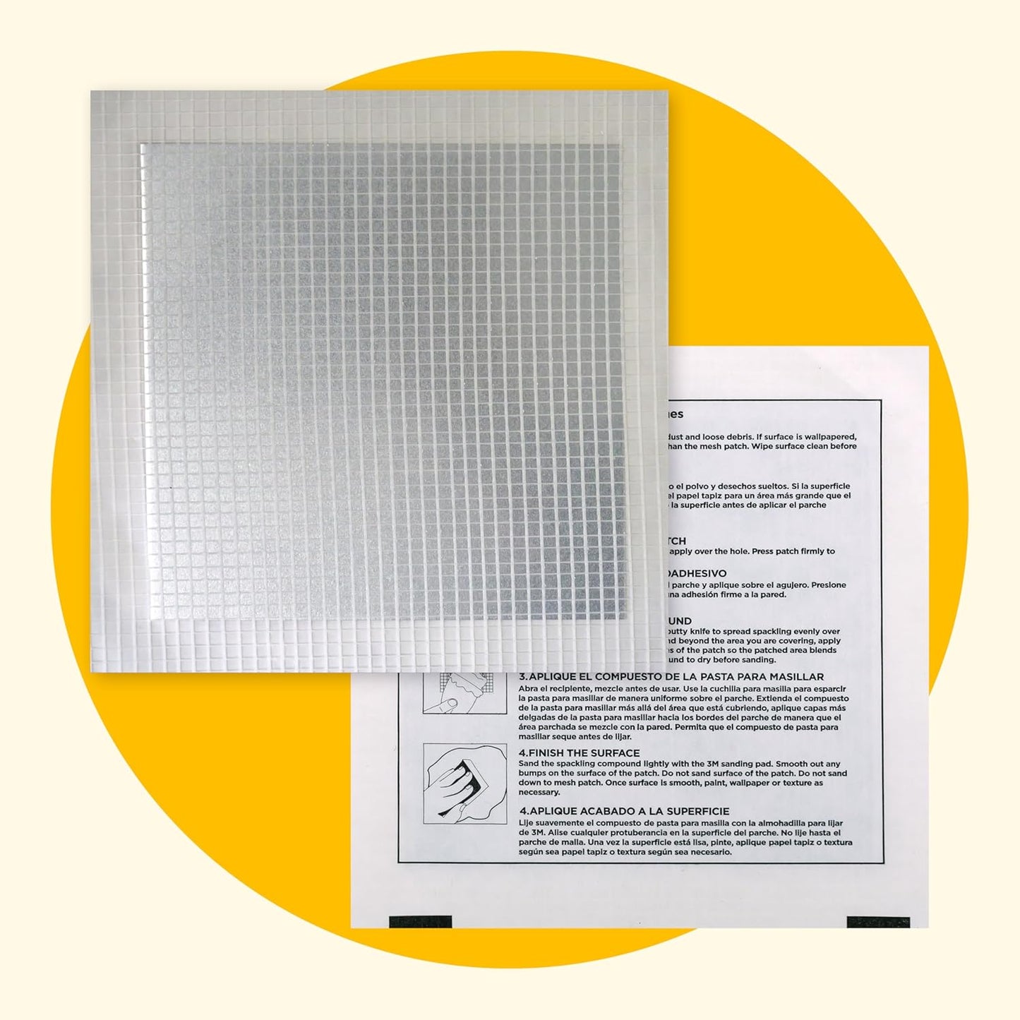 MaxPatch® 6 in. x 6 in. Solid Metal Self-Adhesive Wall Repair Patch (3-Pack) – Durable Galvanized Metal, Easy Application for Drywall, Plaster, and Ceiling Repairs