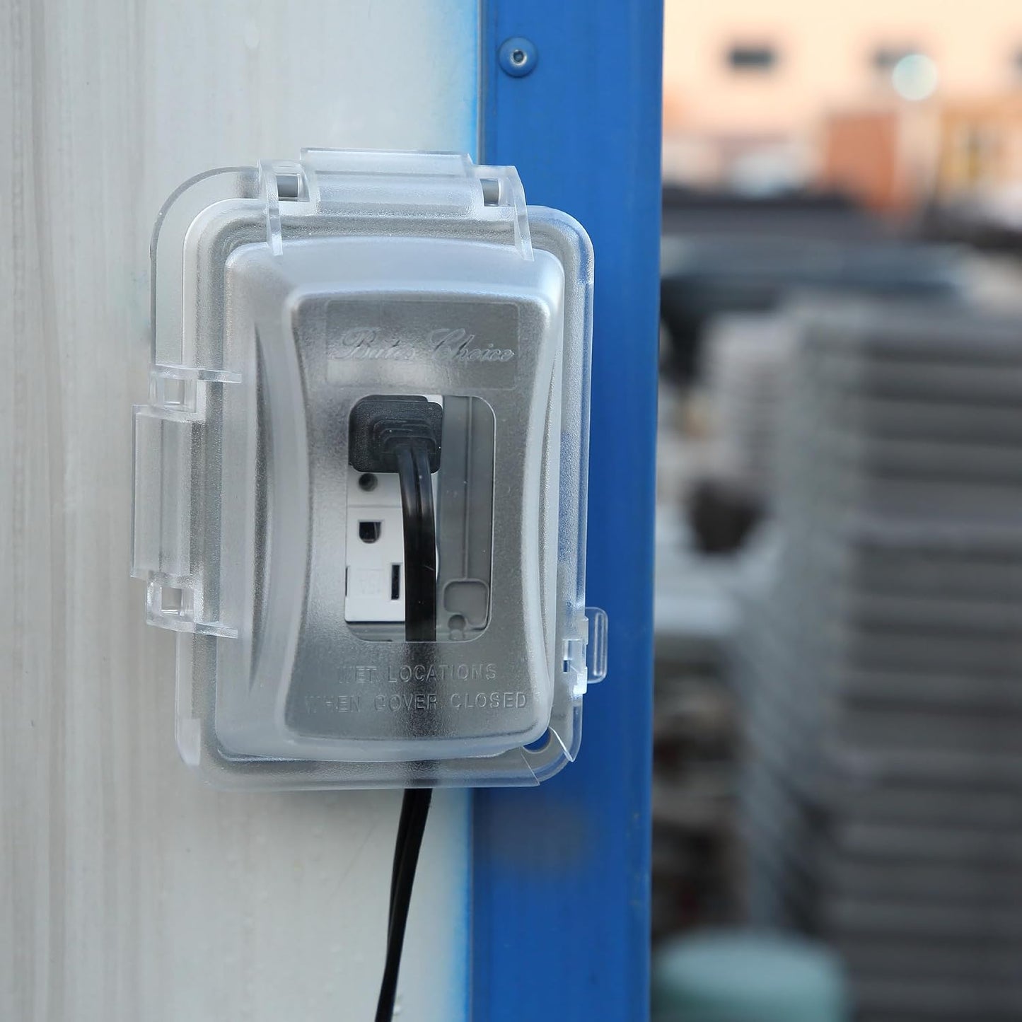 Bates- Weatherproof Electrical Outlet Cover, 1-Gang Outdoor Plug Cover | For Protection Against Rain Dust & Outdoor Use