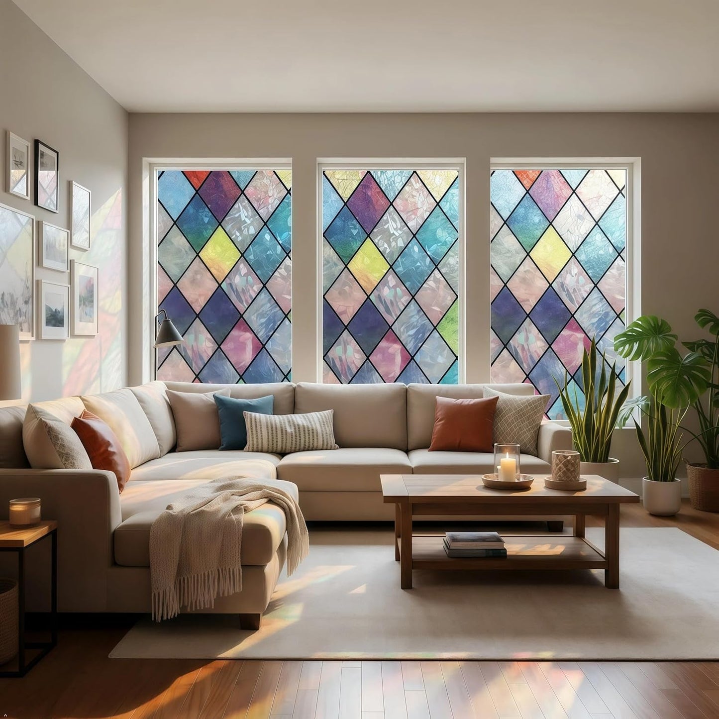 Frosted Privacy Window Film - Two-Way Blur Effect, Maximum Light Transmission, Static Cling No Glue, Easy Cut for Bathroom, Bedroom, Shower Room, Glass Doors (Frosted White, 17.5"x 78.7")