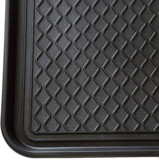 2 Pack Large Multifunctional Tray Mat Washable Indoor or Outdoor Tray Mat for Shoes Boots Plants Pots Paint Tins Pet Bowls Car Storage, 30 x 15 x 1.2 Inches