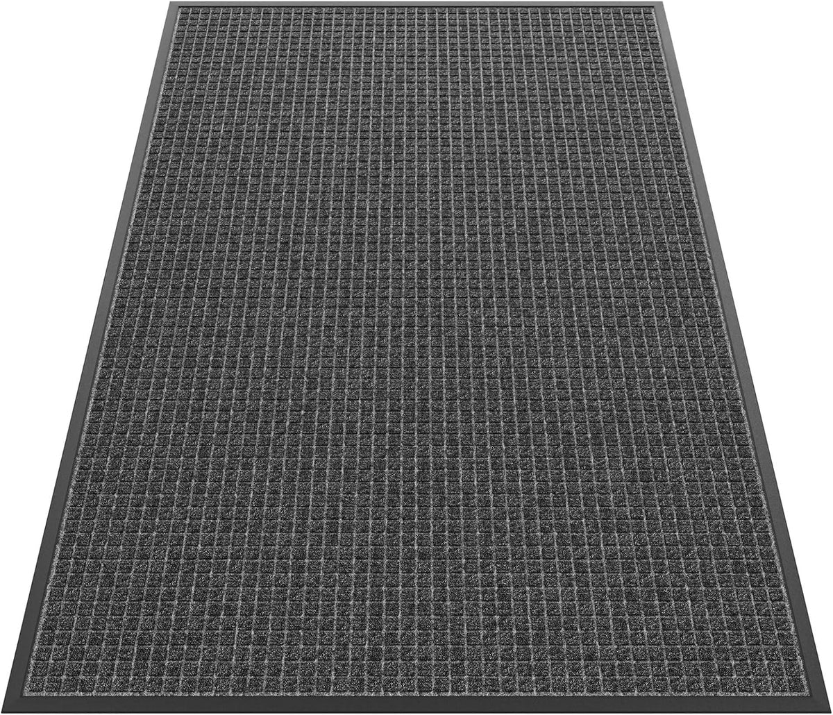 Front Door Mat Indoor Outdoor, 48" x 36" Non Slip Welcome Doormat for Entryway, Heavy Duty Low Profile Entrance Rug for High Traffic Areas, Patio, Outside Entry, Yard, Porch Waterproof