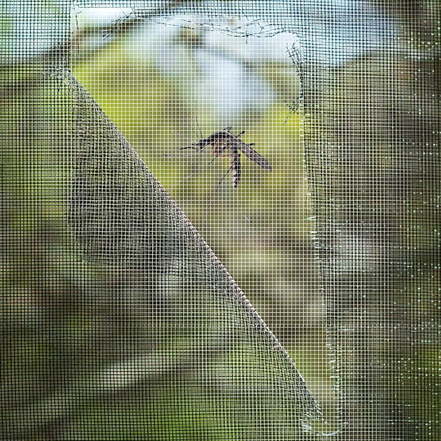 2 Roll Self-Adhesive Screen Window Repair Tape Mosquito Prevention Net Cover Screen Door Tent Repair Patch, 5cm*2cm