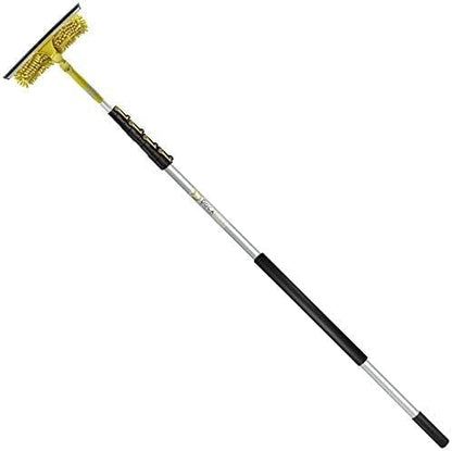 DOCAZOO DOCA Telescoping Pole 7-28 Ft - Extension Pole for Cleaning, Feather Duster, Window Washing Kit, Paint Roller, Window Squeegee - High Reach Extendable Kit for Indoor & Outdoor - Pole Only