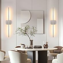Morauroral Battery Operated Wall Sconces Set of 2, 10000mAh Rechargeable Sconces, 3000K-6000K Dimmable LED Wall Lamp with Remote, 24 Inch Black Gold Wireless Wall Lights for Bedroom, Living Room
