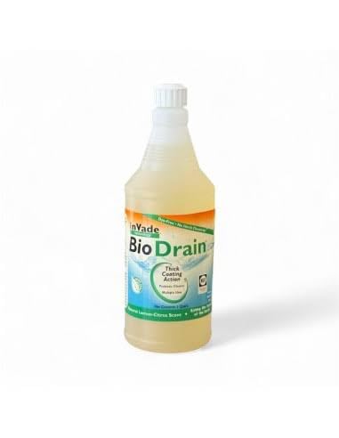 Invade Bio Drain Gel Treatment 1Qt Eliminate Odors Prevent Sugar Snake Fruit Fly Not for Sale to: California