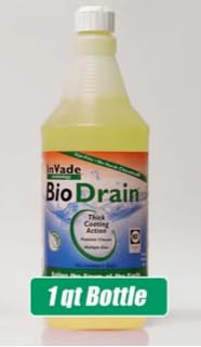 Invade Bio Drain Gel Treatment 1Qt Eliminate Odors Prevent Sugar Snake Fruit Fly Not for Sale to: California