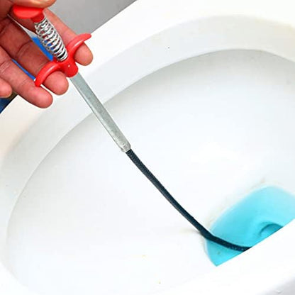 Drain Snake, Drain Clog Remover - Gutter Cleaning Tools Drain Cleaner for Toilet Sewer Shower Kitchen Bathroom Tub Clogged Drains Opener Cleaning Tool, Flexible Grabber Claw Pick Up Reacher (79 inch)