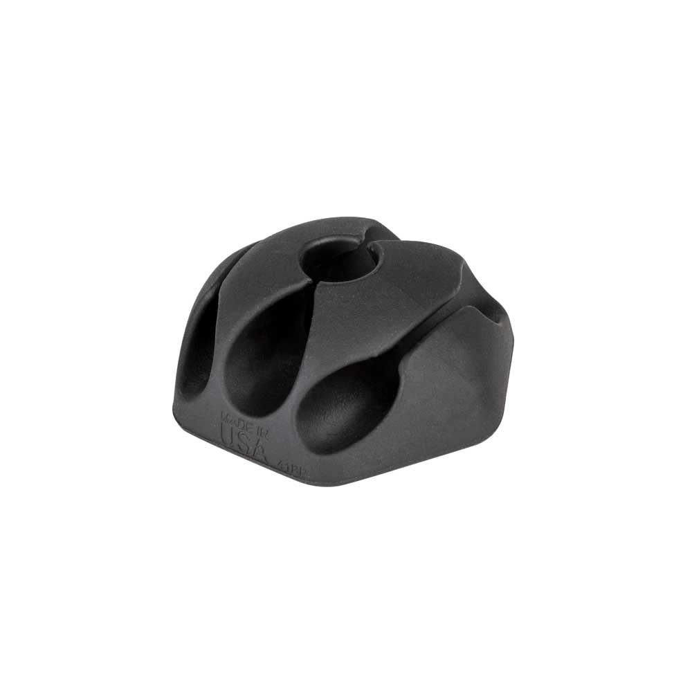 Klein Tools 450-410 Cable Clips, Made in USA, Self-Adhesive 3-Slot Cable, Cord Management Mounting Clips, Optional Screw for Permanent Mounting, 10-Pack