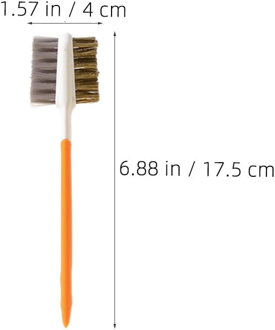 Alipis 3pcs Brush for Gas Stove Double-end Kitchen Countertop Cleaner Lightweight Sturdy Design for Efficient Removal for Home and Restaurant Use