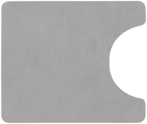TYUU Bath Mat, Bathroom Rugs Non Slip Washable Thin Absorbent Quick Dry Bath Mat Fits Under Door Bathroom Floor Mat Perfect for Bath, Shower, or Sink 16"x24" Dark Grey