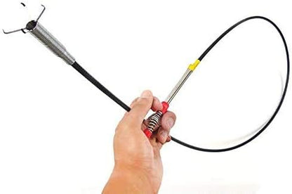 DR.PEN Flexible Grabber Claw Pick Up Reacher Tool (Drain Clog Remove Tool), With 4 Claws Bendable Hose Pickup Reaching Assist Tool for Litter Pick, Home and Kitchen Sink, Drains, Toilet (35.4 inch)