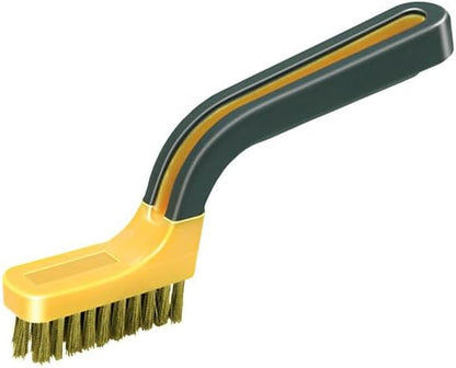 ALLWAY GB Narrow Nylon Stripper & Grout Brush | Soft-Grip Handle, Ideal for Tile and Grout