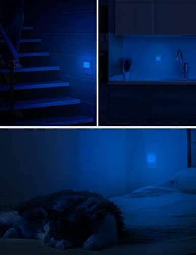 L LOHAS LED Night Lights Plug into Wall 2-Pack, 0.3W Plug in Night Light, Dusk to Dawn, 3000K Soft White, Bright Nightlight Auto-On/Off, for Adults Kids Room Bedroom Bathroom Hallway Kitchen, Non-Dim