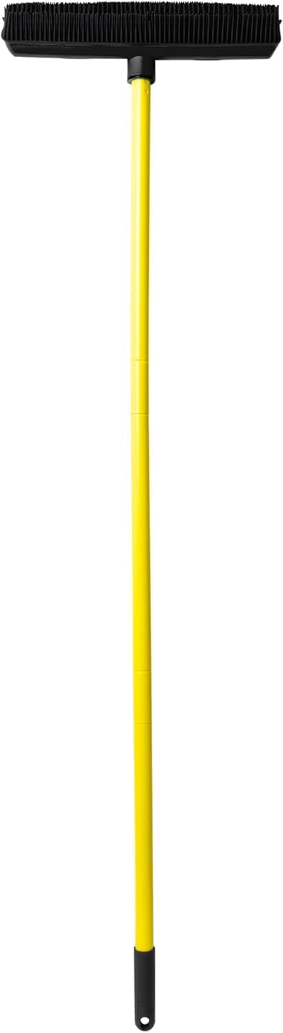FURemover Pet Hair Removal Rubber Broom, 18" Broom Head