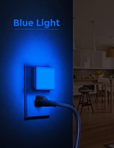 L LOHAS LED Night Lights Plug into Wall 2-Pack, 0.3W Plug in Night Light, Dusk to Dawn, 3000K Soft White, Bright Nightlight Auto-On/Off, for Adults Kids Room Bedroom Bathroom Hallway Kitchen, Non-Dim
