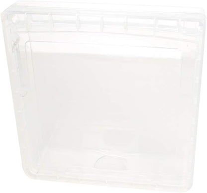 Heyiarbeit Weatherproof Cover Plug in Use Outlet Receptacle Protector 5.59"x3.27"x1.89"(LxWxH) for Retrofit Siding Construction 120 Type Transparent 1Pcs