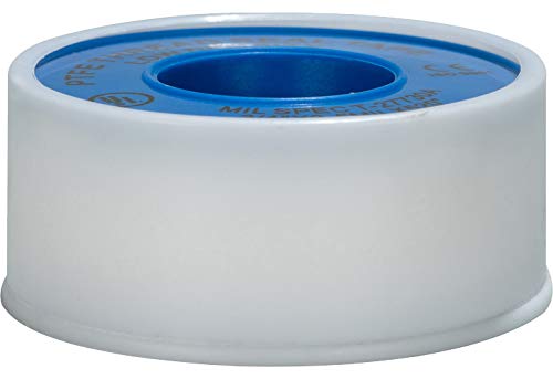 Weld-On 87720 Thread Seal Tape with PTFE, 1 inch by 520 inches, White