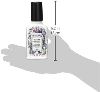 Poo-Pourri Before-You-Go Toilet Spray, Lavender Peppermint, 2 Fl Oz, Up to 100 Uses, Bathroom Odor Deodorizer, Plant-Based with Essential Oils for Home or Work, Travel Essentials, TSA Approved Size