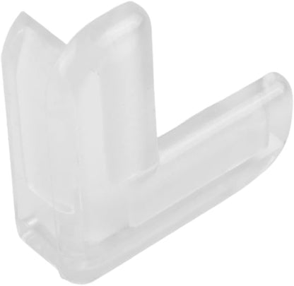 Clear Rubber Furniture Corner Guards for Baby Proofing, PVC Safety for Edge Protectors for Table and Furniture Edges, Transparent Childproof Corner Covers 12 Pack