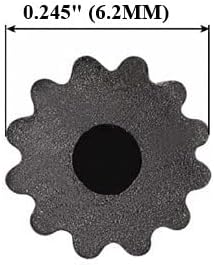 Screen Spline - 0.205" Round Retainer - 15lb Roll - Black Bulk Screen Holder for Door, Window & Net Fixing - Repair & Replacement