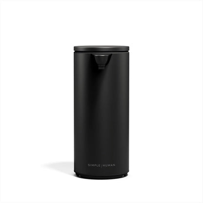 simplehuman Liquid Sensor Pump with Caddy, 9 oz Automatic Soap Dispenser for Kitchen and Bathroom, Touchless Motion Sensor, Variable Dispense, Rechargeable, High-Grade White Steel
