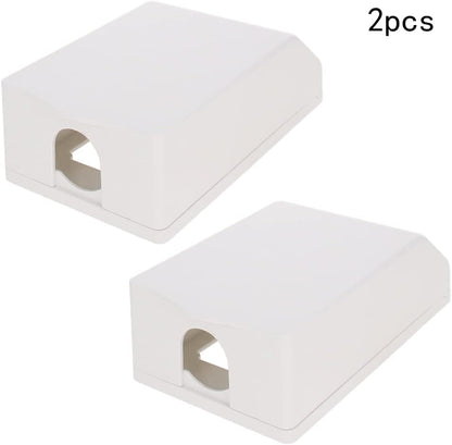 Heyiarbeit Weatherproof Cover Plug in Use Outlet Receptacle Protector 5.59"x3.27"x1.89"(LxWxH) for Retrofit Siding Construction 120 Type Transparent 1Pcs