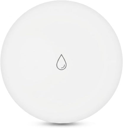 Tuya ZigBee Smart Water Leak Sensor with Built-in Alarm, IP54 Water-Resistant Flood Detector, App Notification & Remote Monitoring, Compatible with Alexa & Google Home (ZigBee Hub Required)