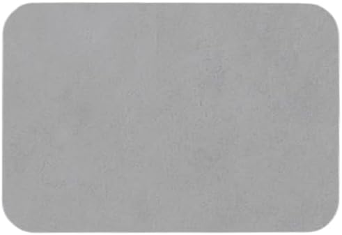 TYUU Bath Mat, Bathroom Rugs Non Slip Washable Thin Absorbent Quick Dry Bath Mat Fits Under Door Bathroom Floor Mat Perfect for Bath, Shower, or Sink 16"x24" Dark Grey