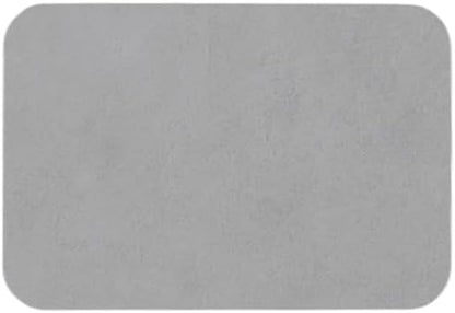 TYUU Bath Mat, Bathroom Rugs Non Slip Washable Thin Absorbent Quick Dry Bath Mat Fits Under Door Bathroom Floor Mat Perfect for Bath, Shower, or Sink 16"x24" Dark Grey