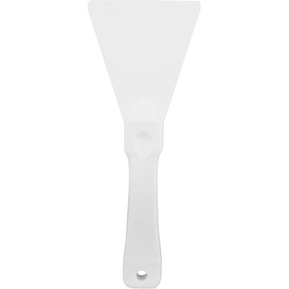 SPARTA Polypropylene Scraper Tool Food Safe Scraper for Removing Caked-On Residue in Commercial Kitchens, Plastic, 7.82 x 3 Inches, White