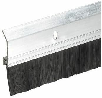 Frost King SB36 2 x 36" Extra Aluminum/Brush Door Sweep, Silver