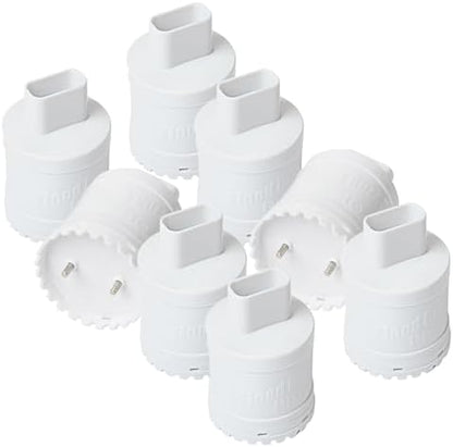 Flood Buzz Pro Water Leak Detectors for Homes & Businesses - 4-Pack | No Setup Required - 110db alarm - Under Sink, Toilet, Basement, Attic, RV, Water Heater, Dishwasher - Reusable Alarm