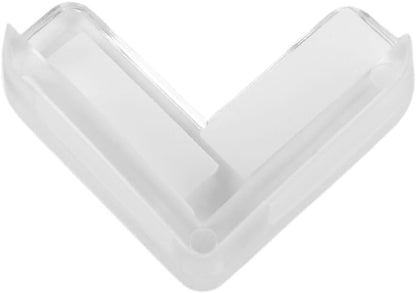 Clear Rubber Furniture Corner Guards for Baby Proofing, PVC Safety for Edge Protectors for Table and Furniture Edges, Transparent Childproof Corner Covers 12 Pack
