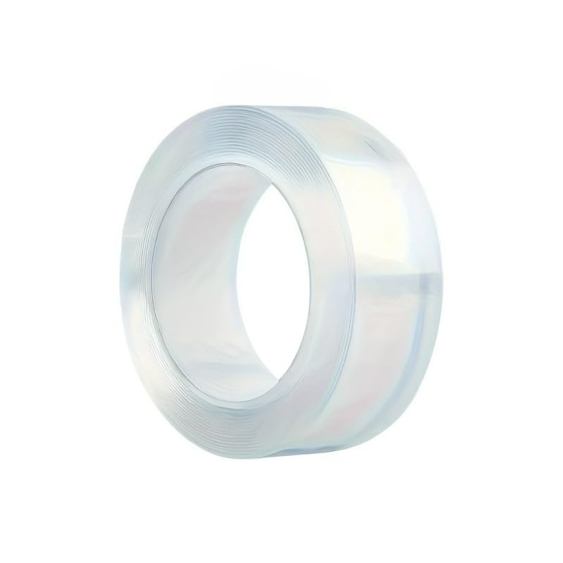 Powerful Adhesive Nano Double-Sided Tape - Reusable, Residue-Free, and Washable - Suitable for Home, Office, and Car Use