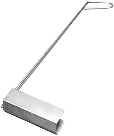 Deep Fryer Cleaning Brush – L-Shaped High-Temp Commercial Kitchen Tool - Heavy Duty Brass Bristles - Heat Resistant to 750F for Food Debris - Deep Fryer Cleaner - Made in USA by FryOilSaver Co. B53C