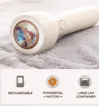 Electric Lint Remover for Clothes, Rechargeable Fabric Shaver, Portable Fuzz Remover for Sweater, Furniture & Upholstery