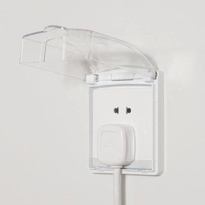 Fielect Weatherproof in Use Outlet Cover Plug 86 Type Electrical Outlet Cover Receptacle Protector 98x110x43mm for Retrofit Siding Construction, Transparent